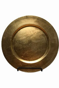 Gold Lacquer Charger