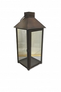 Lantern Metal and Glass